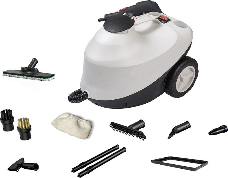 KL602 Hot Type Steam Cleaner With Round Brush